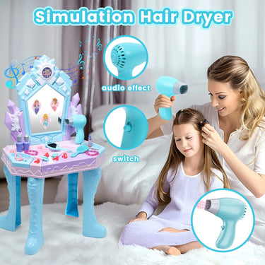 MAKEUP & FASHION DRESSING TABLE WITH LIGHT & SOUND